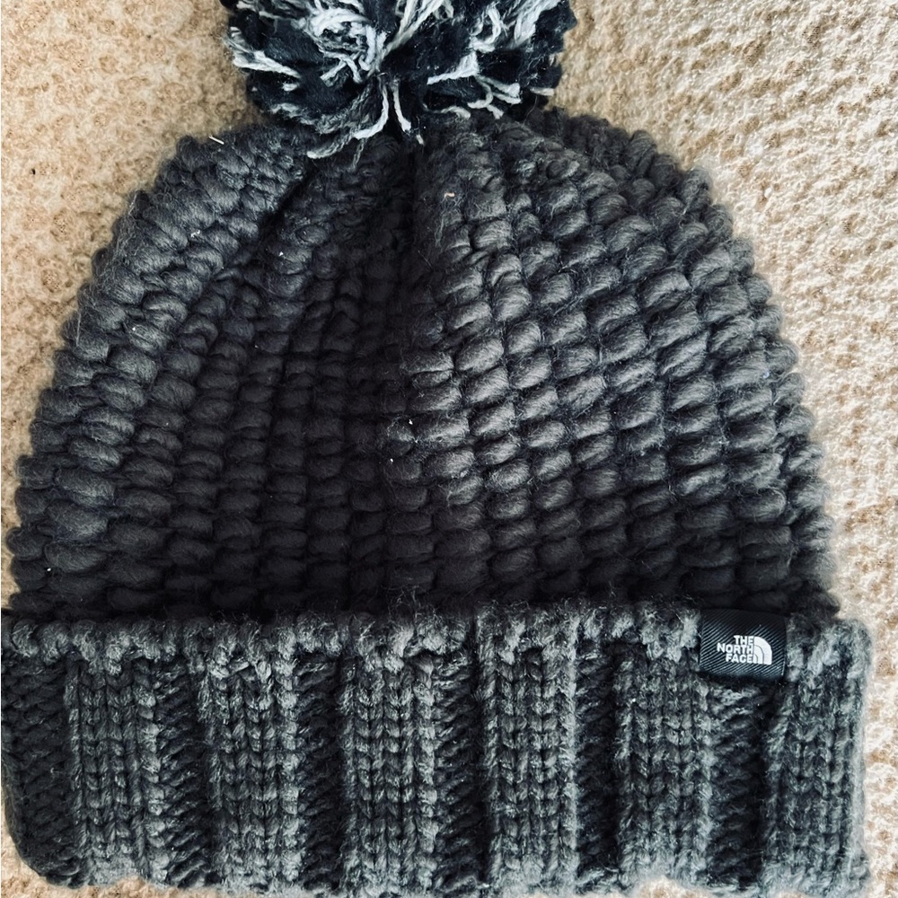 North Face Pom-Pom beanie